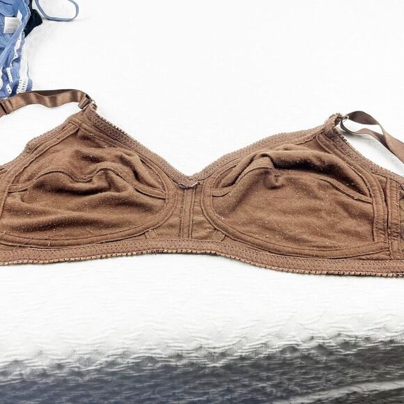 BUY 1 GET 1 FREE Mamia 36d brown unlined supportive bra - Picture 3 of 8